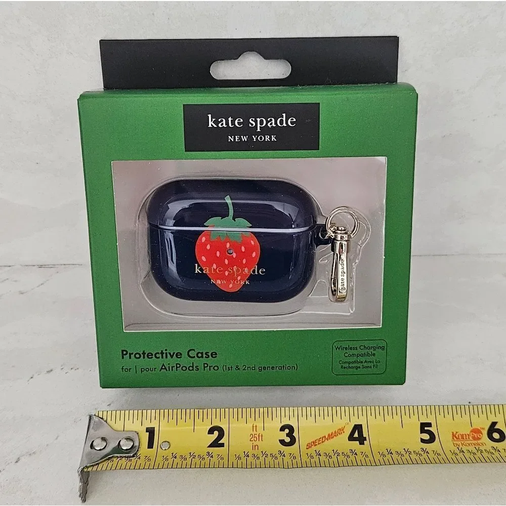 Kate Spade Navy AirPods Pro Case with Strawberry Design